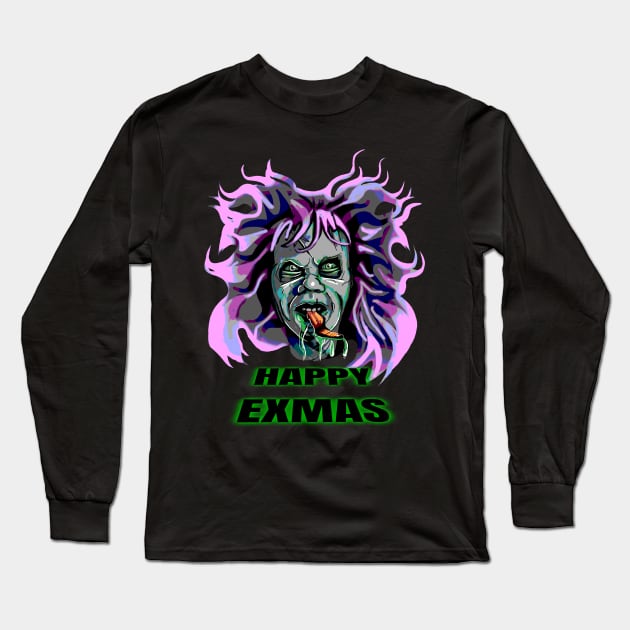 Happy Exmas! Long Sleeve T-Shirt by Ace13creations